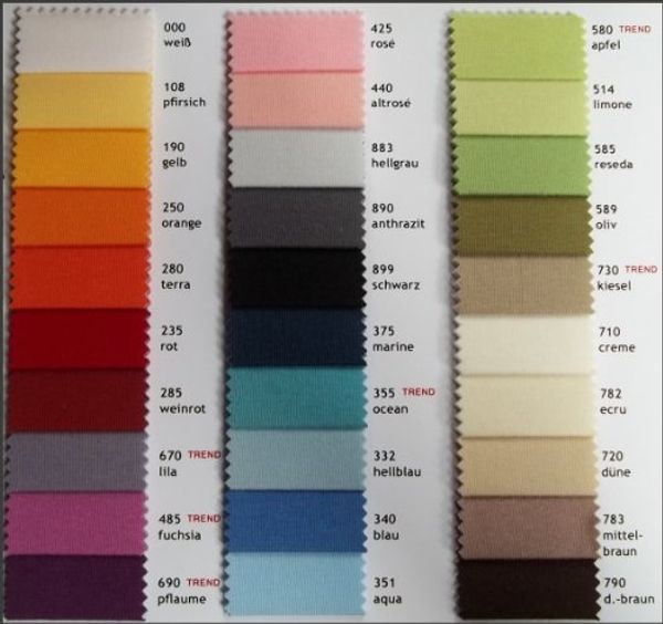 Jersey Spannbetttuch 02001 Jersey