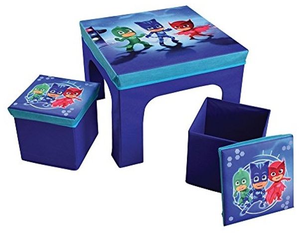 Kinder Klapptisch PJ Mask mit 2 Stühlen, blau
