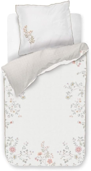 Pip Studio Bettwäsche Campo de Flores Off-white Perkal 135 x 200 + 80 x 80 cm