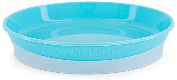 Twistshake-Platte | Babyteller mit luftdichtem Deckel | BPA-freier Baby-Entwöhnungsteller | Essenstrainingsteller | Lernteller für Kinder | 6m+ Baby-Futterteller | Neugeborenen-Essentials | Blau Bild 3