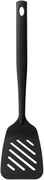 Brabantia Küchenhelfer Basic, Pfannenwender, Spatula, Groß, Schwarz, 365188