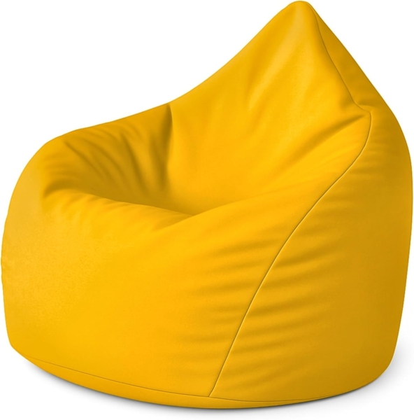 PATCH HOME Patchhome Sitzsack Tropfenform - Gelb für In & Outdoor XXXL 480 Liter - mit Styropor Füllung in 25 versch. Farben und 3 Größen