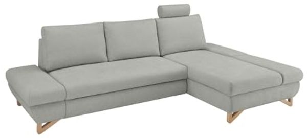 Ecksofa Skalm in grau 284 cm