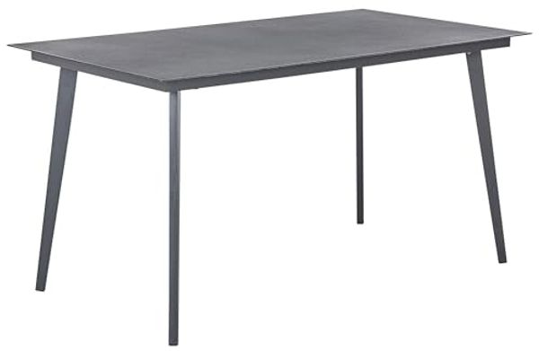 Gartentisch Glas Grau MILETO