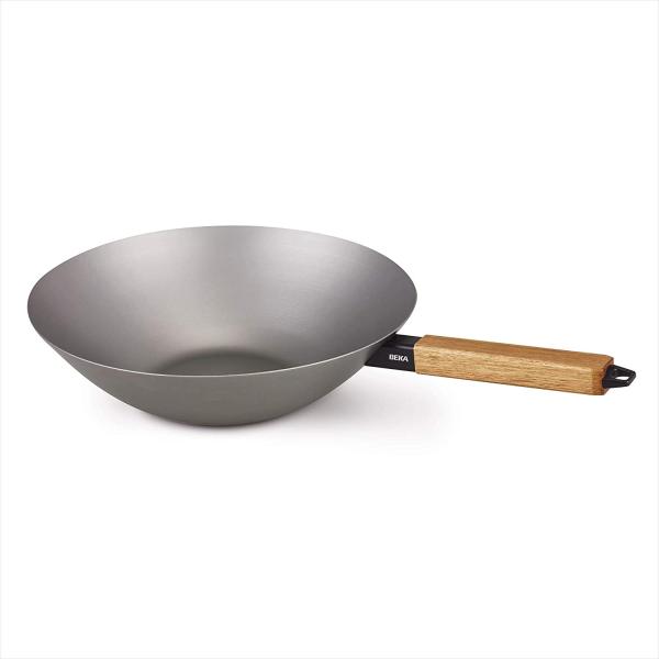 Beka Wok Nomad 50 x 31 x 9 cm silberfarben/ braun