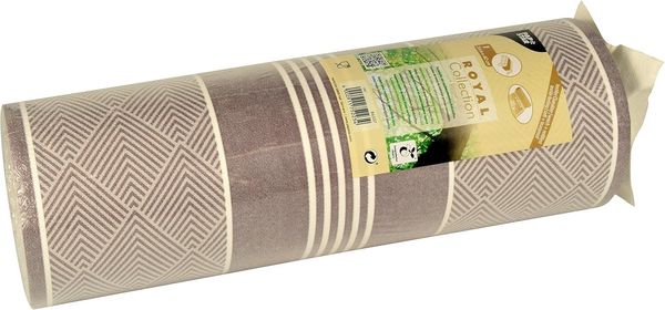Tischläufer, stoffähnlich, PV-Tissue Mix "ROYAL Collection" 24 m x 40 cm braun "Elegance"
