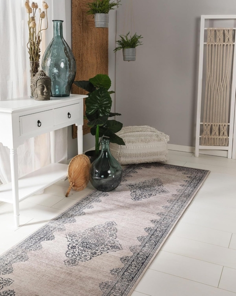 benuta Läufer Laury, rechteckig, Höhe: 5 mm, Kunstfaser, Berber, Ethno-Style, Wohnzimmer