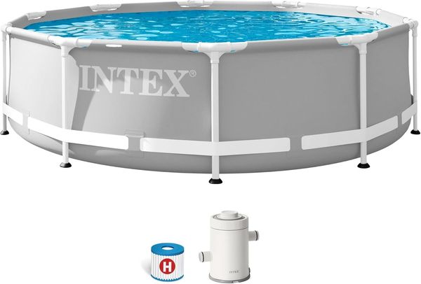 Intex 'Prism Frame 305x76 cm' Pool, 4485 Liter, kreisförmig