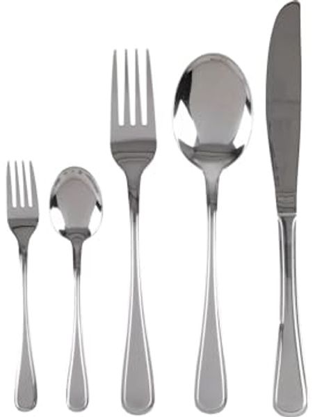 30tlg Tafelbesteck Amelie Set Essbesteck Messer, Löffel, Gabeln für 6 Personen