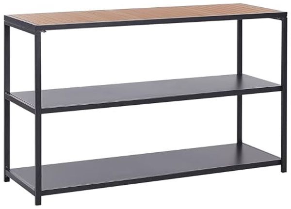 Outdoor-Kücheninsel AVETRANA Metall Schwarz