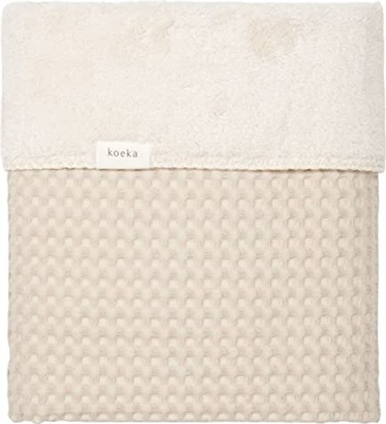 Koeka Oslo Babydecke Waffel/Teddy Sand/Pebble Beige