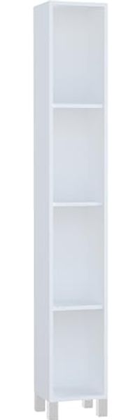 Baikal Badezimmerschrank im Set, Mehrzweck-Basis, offene Säule mit Füßen, FSC-Zertifiziert, Verschiedene Ausführungen, Möbel-Set.