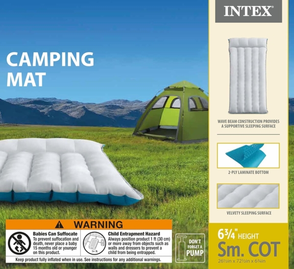 Intex Camping-Luftmatratze 67 x 184 x 17 cm Bild 9