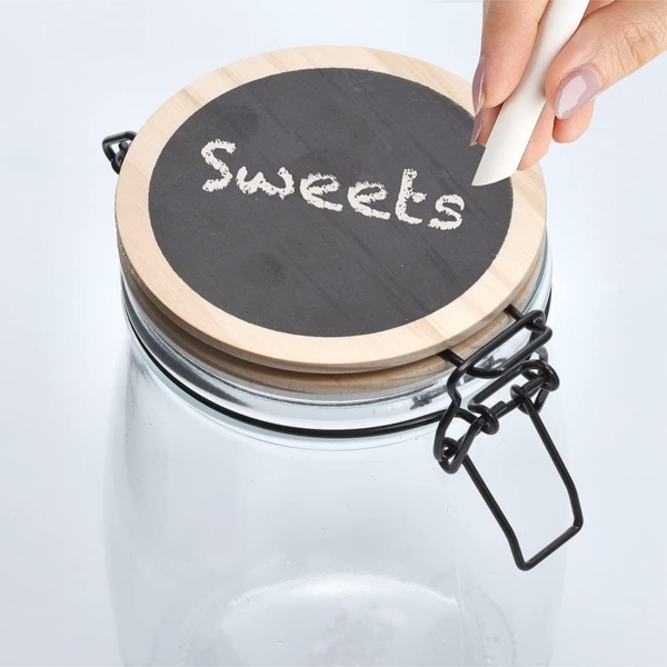 Vorratsglas mit Bügelverschluss - Ø 11 x 17 cm Bild 4