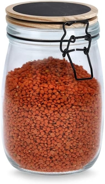 Vorratsglas mit Bügelverschluss - Ø 11 x 17 cm Bild 2