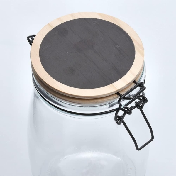 Vorratsglas mit Bügelverschluss - Ø 11 x 17 cm Bild 5