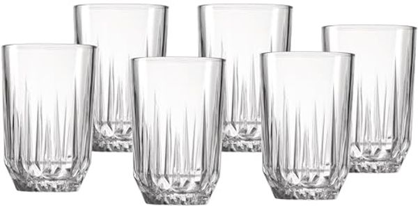 Ritzenhoff & Breker Longdrinkglas Palace, 6-tlg, Glas, 6er Set, je 350 ml