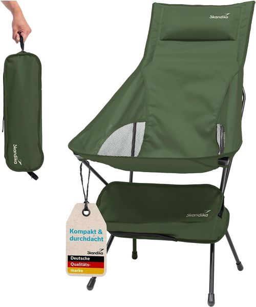 Skandika Campingstuhl Campingstuhl Solig, Klappstühle, Stuhl für Camping, Outdoor, Balkon