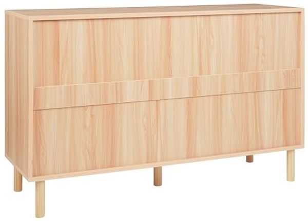 Kommode mit 6 Schubladen SHARPE 74 cm Heller Holzfarbton Bild 6