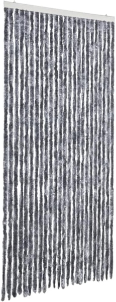 vidaXL Insektenschutz-Vorhang Silbern 100x220 cm Chenille 284287