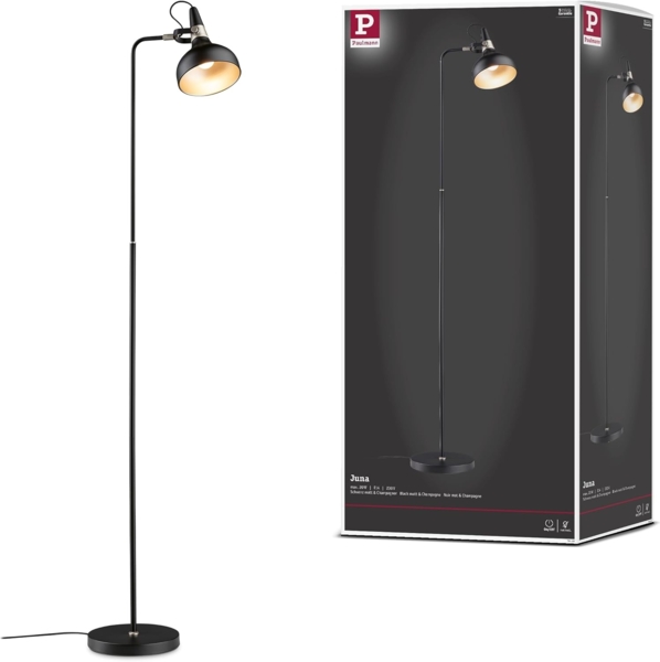 Paulmann 78480 Stehleuchte Neordic Juna Champagner Schwarz E14