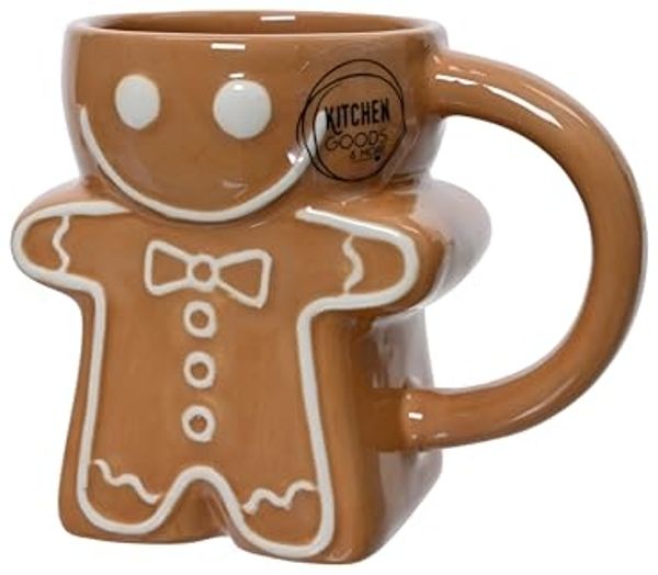 Kaffeebecher LEBKUCHEN LB 12x8 cm braun
