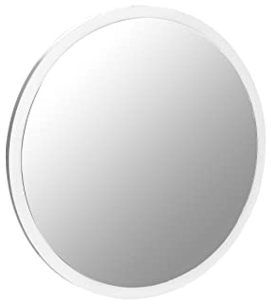 SCHILDMEYER Spiegelpaneel rund Wandspiegel Badspiegel 60 x 60 x 30 cm Kreideweiß