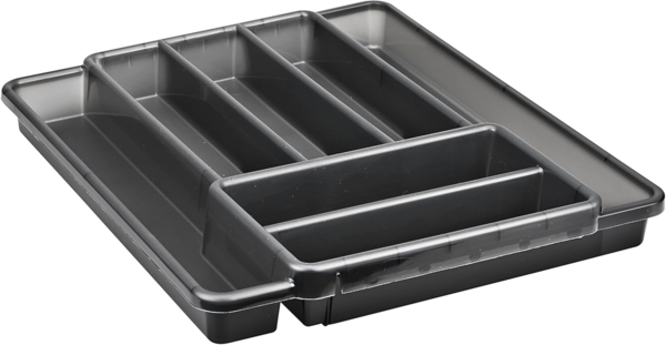 Besteckkasten "Domino" schwarz mit 7 Fächern Bild 3