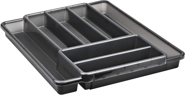 Besteckkasten "Domino" schwarz mit 7 Fächern Bild 2