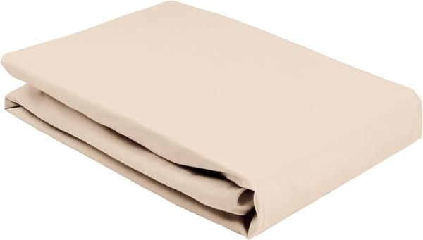 elegante Jersey Spannbettlaken|90x200 - 100x220 cm| sand