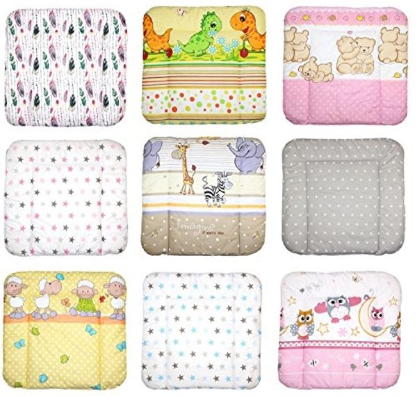 Baby Auflage Wickelauflage, Wickeltischauflage, 70x50 cm 70x70 cm 70x85 cm (70x70 cm, D29)