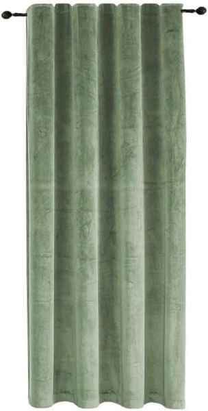 Haus und Deko Gardine Verdunkelungsvorhang Samt weich Vorhang Kräuselband blickdicht Gardine (1 St), Kräuselband, Polyester
