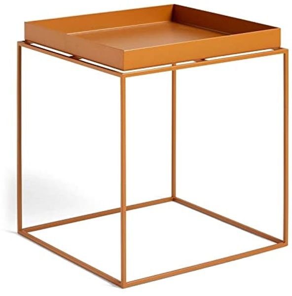 Hay Tray Table Medium Beistelltisch, Stahl, Toffee, 44cm