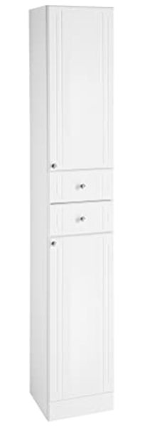 Hochschrank Mittenwald, / Quickset, Holzwerkstoff, Weiß, 33 x 189 x 33 cm