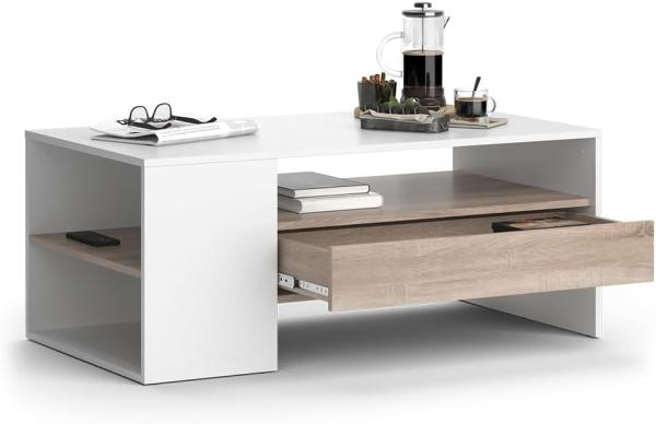 Couchtisch Fabien Weiß 110 x 60 cm Vicco Bild 7