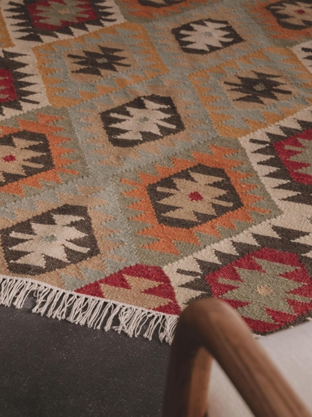 benuta Teppich Zohra, rechteckig, Höhe: 5 mm, Kunstfaser, Berber, Ethno-Style, Wohnzimmer Bild 2