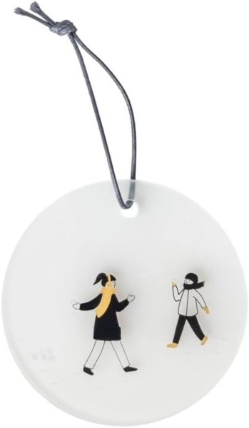 Räder Schneetag Glashänger Schneeballschlacht D. 7cm