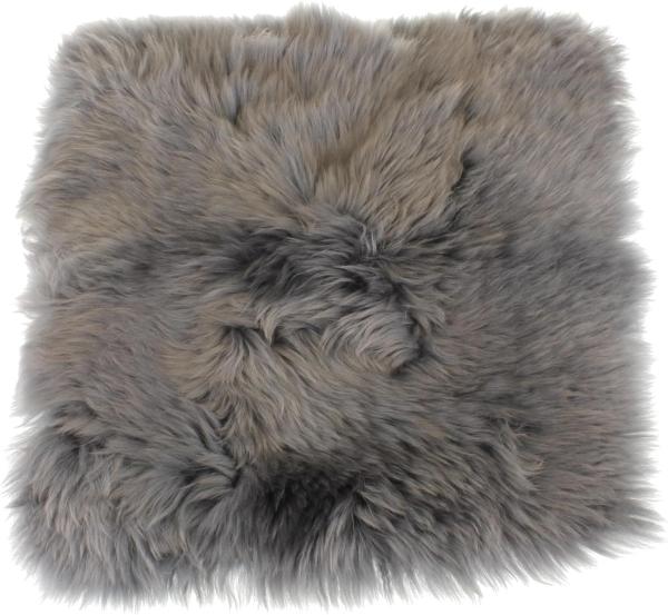 Macosa Home Fellteppich Dekofell eckig Stuhlkissen 35 cm echtes Lammfell Dekofell Sitzplaid, Echtes Lammfell Sitzkissen Dekofell, Sitzfell