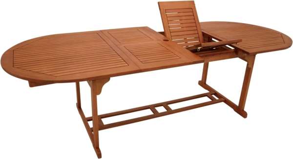 Ausziehtisch LAGO 180/260x100 cm, Eukalyptus geölt Bild 6