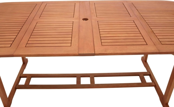 Ausziehtisch LAGO 180/260x100 cm, Eukalyptus geölt Bild 9