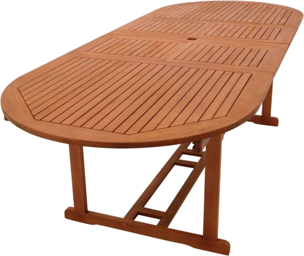 Ausziehtisch LAGO 180/260x100 cm, Eukalyptus geölt Bild 4