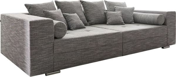 Big-Sofa Marlen 300x140 cm Hellgrau Couch