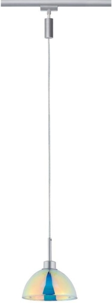 Paulmann URail Pendel Sarrasani max 1x10W GU10 Chrom matt/Dichro 230V Metall Glas7574