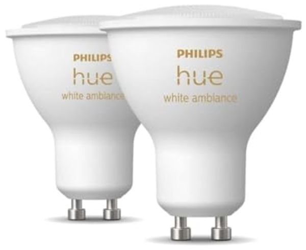 Signify Philips Hue White ambiance - LED-Spot-Glühbirne - GU10 - 4.3 W (Entsprechung 35 W)