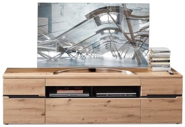 Möbel-Eins MAILAND TV-Unterteil, Material MDF, Artisan eichefarbig