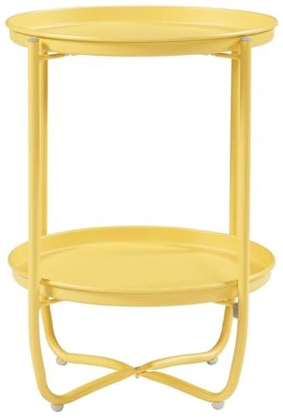 Tabletttisch Sandefjord Stahl 57,5x40 cm Gelb [en. casa] Bild 4