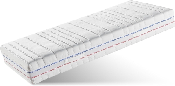 Betten-ABC XXL TFK – 7-Zonen-Taschenfederkern- matratze, mit CoolLife-Bezug, Härtegrad H4, Größe: 90x200