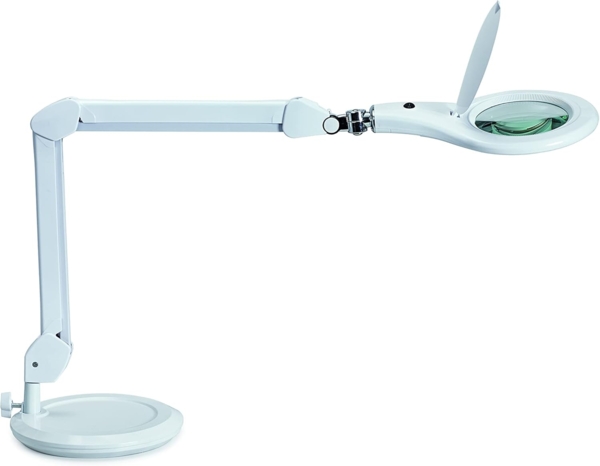 Maul LED-Lupenleuchte Maulmakro Standfuß weiß