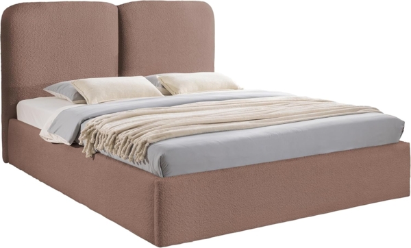 Polsterbett Hatera (Farbe: Coral 45, Größe: 140 x 200)