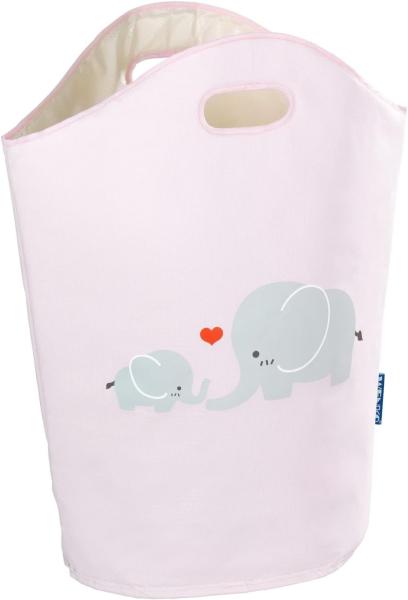 Wenko Wäschesammler Kids Elli 24 l, rosa